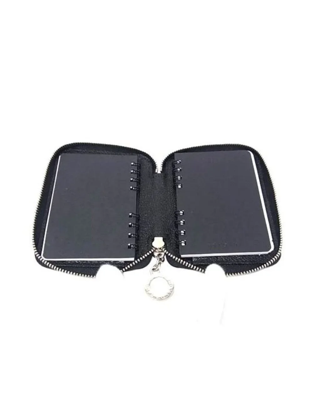 Bvlgari Logo Mania Nylon Canvas Notebook Cover Schedule Book Black Agenda